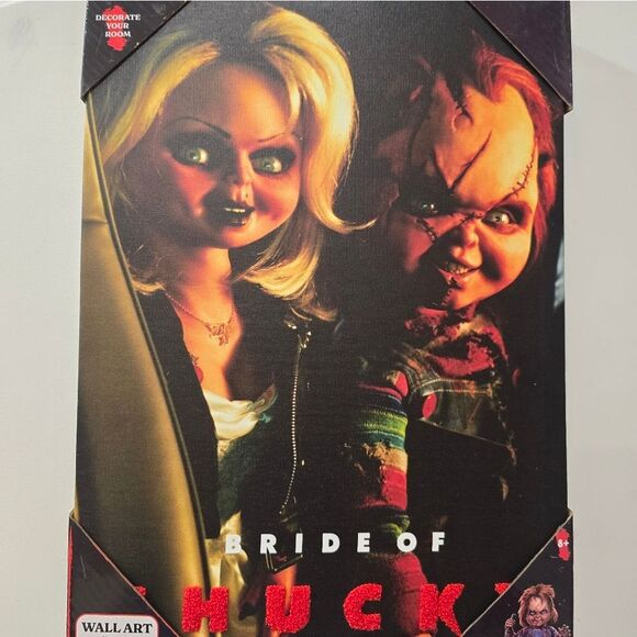 Chucky Universal Bride of Chucky Embrodried Canva Wall Decor - Picture 2 of 7